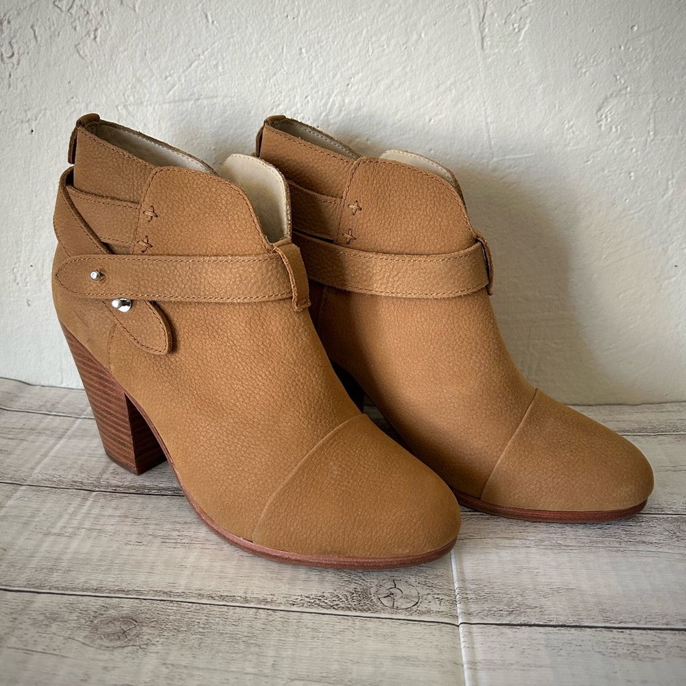 Rag & Bone New Harrow Nubuck Leather Birch Ankle Boots size 39